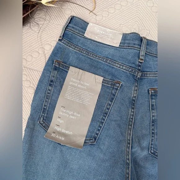 NWT Everlane High Rise Skinny Jeans 30 - Picture 1 of 7